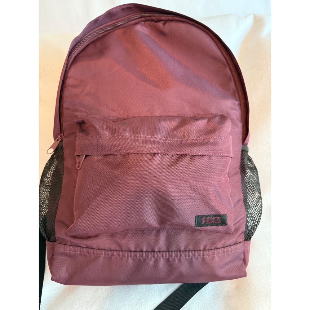Victoria's Secret 'Pink' Backpack‎ Maroon Back to School EUC